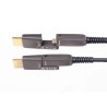 inakustik LWL Micro HDMI- Micro HDMI Kabel mit Micro HDMI- HDMI Adapter 100m 