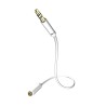 inakustik Klinkenverlängerung Star 3.5mm-3.5mm (W) / 1.5m