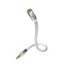 inakustik Kopfhörer-Verlängerung Premium 3.5mm / 10.0m / inkl. 3.5mm-6.3mm Adapter