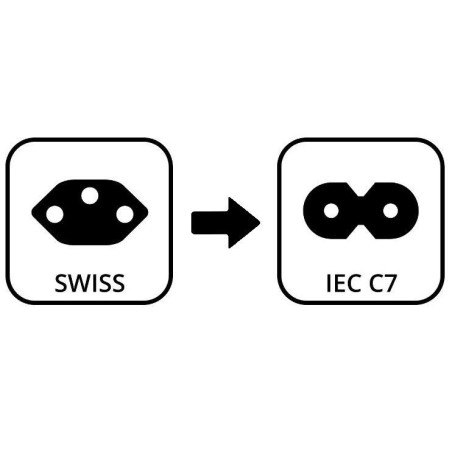 Isotek EV03 Premier CH auf IEC C7/1.5m
