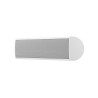 Weiss lackiert RAL 9016, Abdeckung Stoff Weiss
