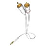 inakustik Klinken-RCA Kabel Star 3.5mm-RCA (L+R) 0.5m