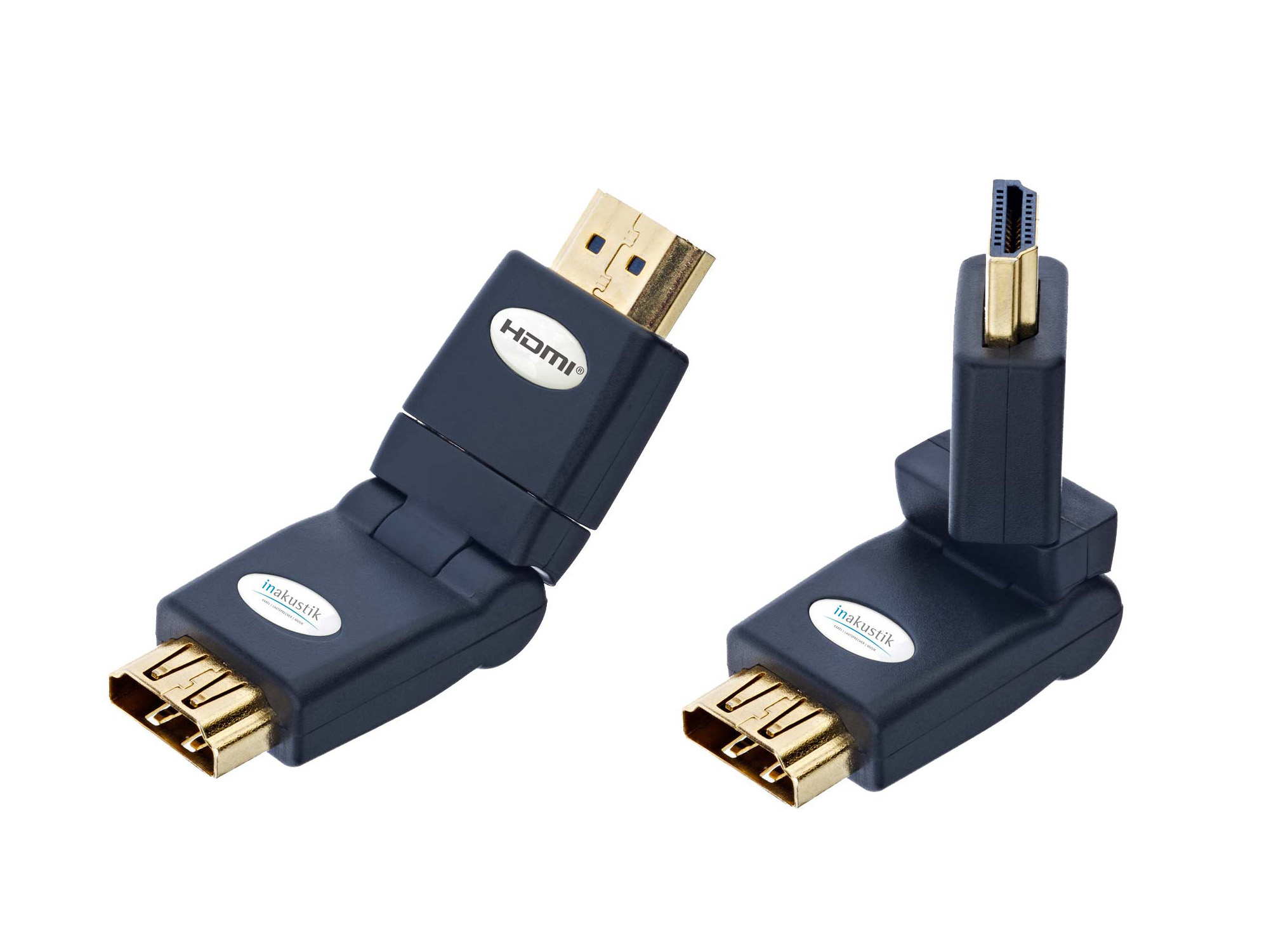 inakustik HDMI Winkeladapter Premium 360°